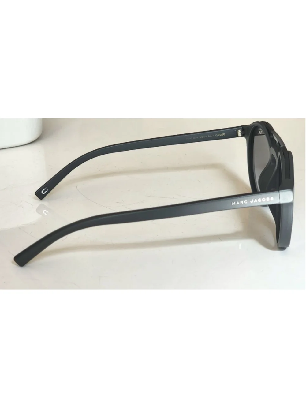 MARC JACOBS 107/SDRDGY Black Round Unisex Sunglasses - Picture 5 of 7
